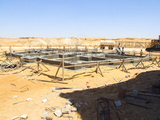 Editorial construction Photo, shot is selective focus with shallow depth of field. Photo taken at...