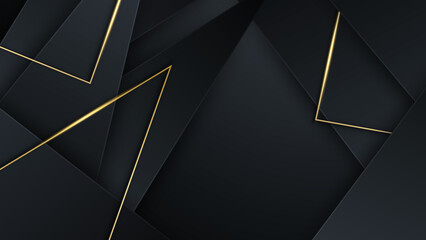 Black gold background