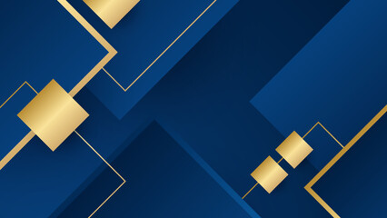 Abstract blue and gold background