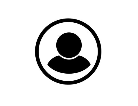 Avatar profile picture - business vector icon