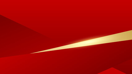 Abstract red and gold luxury background