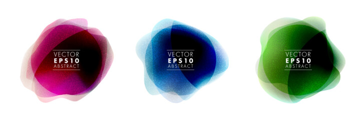 Set of Colorful Graphic Elements. Abstract Vector Illustration.