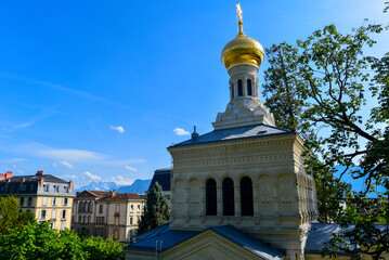 Orthodoxe Kirche in Vevey, Distrikt Riviera-Pays-d’Enhaut im Kanton Waadt (Schweiz)