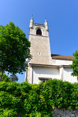 Fototapeta na wymiar Kirche Sankt Martin von Vevey, Kanton Waadt (Schweiz)