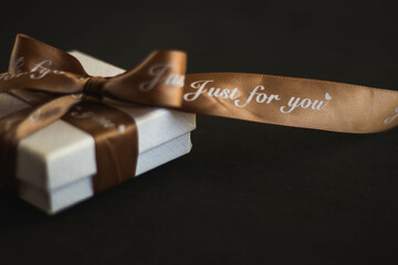 gift box with ribbon