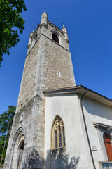 Fototapeta na wymiar Kirche Sankt Martin von Vevey, Kanton Waadt (Schweiz)