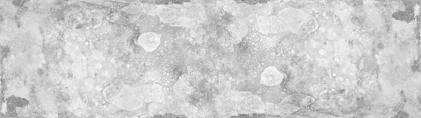Gray white grunge peeled off damaged cement concrete wall texture background banner panorama pattern