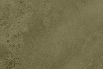 Saturated pastel olive green colored low contrast Concrete textured background. Empty colourful wall texture with copy space for text overlay and mockups. 2023, 2024 color trend