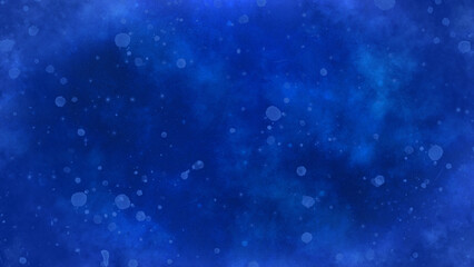 Obraz premium Watercolor on deep dark paper background. Vivid textured aquarelle painted lightning night sky and thunder storm, smoke texture illustration. Light ink canvas for modern creative grunge design