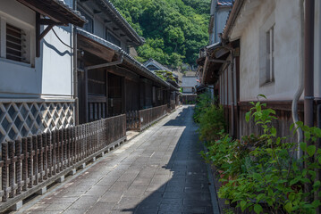 古い町並みを残す静かなたけはら町並み保存地区