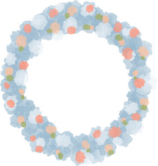 Watercolor wreath