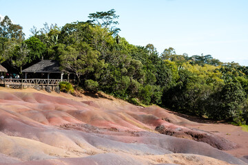 seven colored earth in mauritius