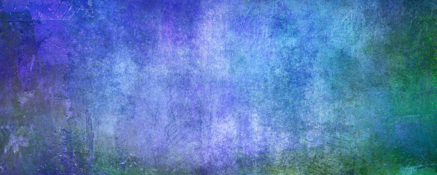 abstrakt malerei texturen banner verlauf blau © bittedankeschön