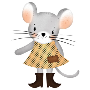 Halloween mouse cartoon character 