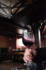 glass of red wine