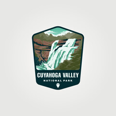 Cuyahoga valley national park logo vector symbol illustration design, national park emblem