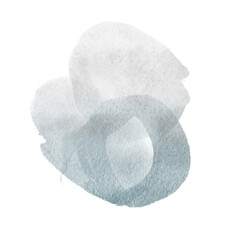 blue watercolor stain brush stroke frame isolated ,blue watercolor png file clipart