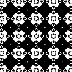 Design seamless monochrome geometric pattern. Abstract background. Vector art.Perfect for site backdrop, wrapping paper, wallpaper, textile and surface design. 
