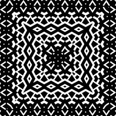 Design seamless monochrome geometric pattern. Abstract background. Vector art.Perfect for site backdrop, wrapping paper, wallpaper, textile and surface design. 