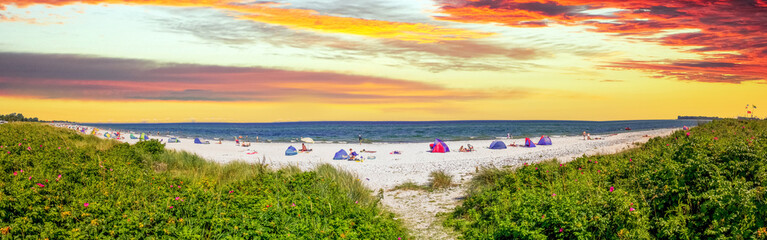 Beach in Maasholm, Germany 