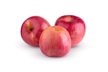 red apple isolated on a white background