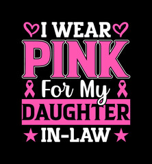 Fototapeta na wymiar Breast Cancer Breast Cancer Awareness month October t shirt design vector file