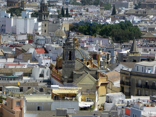 Fototapeta premium Vista dalla Cattedrale di Siviglia