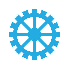 Obraz premium Gear Logo Template vector icon illustration design