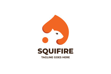 Squirrel Business Logo Template