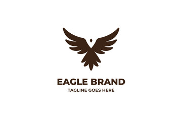 Eagle Silhouette Business Logo Template