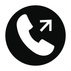 Call, outgoing, phone, telephone icon