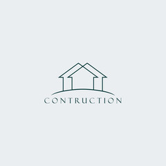 vector logo for building construction