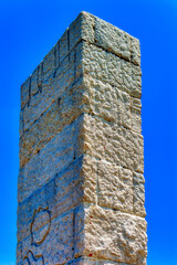 Monument dedicated to dead Partisans from World War II in Zlatibor, Serbia.