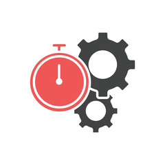 Obraz premium Efficiency icons symbol vector elements for infographic web