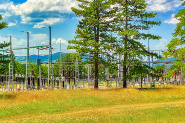 Electric power supply unit at Zlatibor, Serbia.