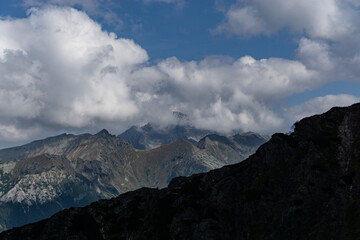Fototapeta premium mountains in the clouds