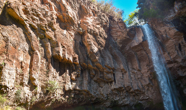 Waterfall in Michoacan, Mexico