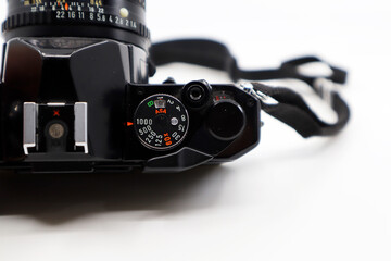 아버지의 오래된 기계식 카메라