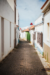 Beautiful street in a little village of Algarve, Portugal