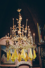 candles in church