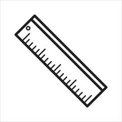 ruler icon vector design template