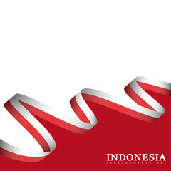 Indonesia Independence day Vector illustration August 17