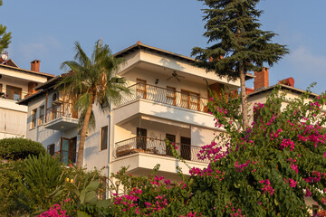 Fototapeta na wymiar South Turkey real estate. Suburban houses.