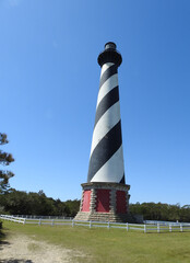 A popular tourist attraction is the lighthouse located within the Cape Hatteras National Seashore,...