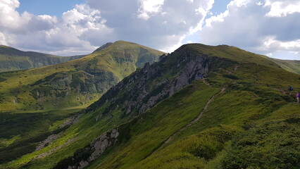 landscape with clouds