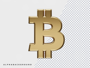 Bitcoin sign icon