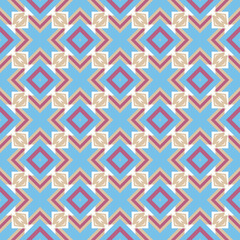 Abstract geometric pattern. A seamless background, vintage texture