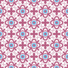 Abstract geometric pattern. A seamless background, vintage texture