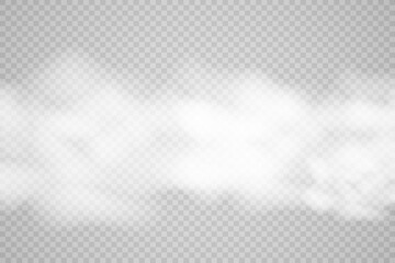 
Transparent smoke or fog vector background. Steam texture illustration. Powder explosion concept.