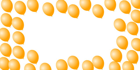 Festive background with helium balloons